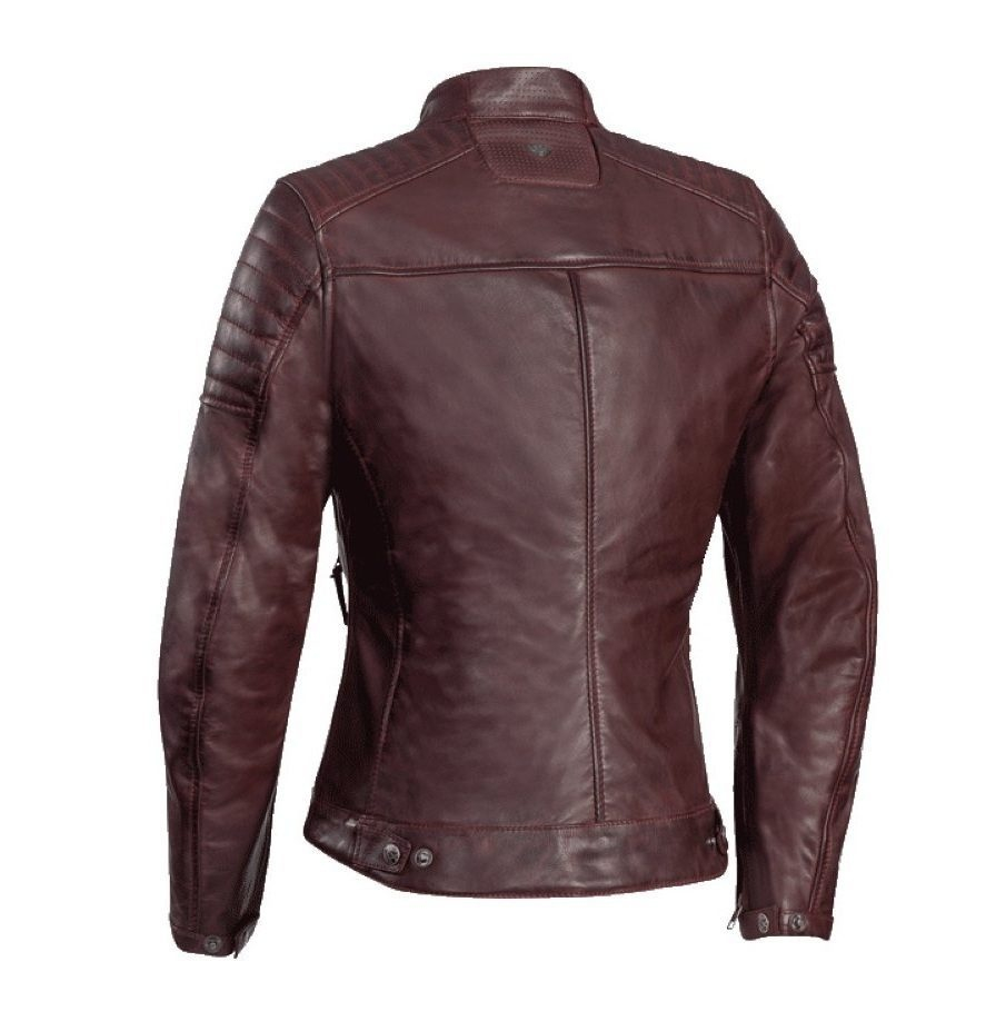 Geacă moto Ixon Spark LS, femei, piele, urban/heritage, all-season - burgundy (visiniu) [2]