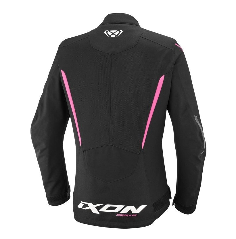 Geacă moto Ixon Striker 2 AIR WP LS, femei, racing/roadster, vară - negru/roz [2]