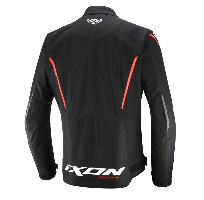 Geacă moto Ixon Striker 2 AIR WP MS, bărbați, racing/roadster, vară - negru/alb/roșu [2]