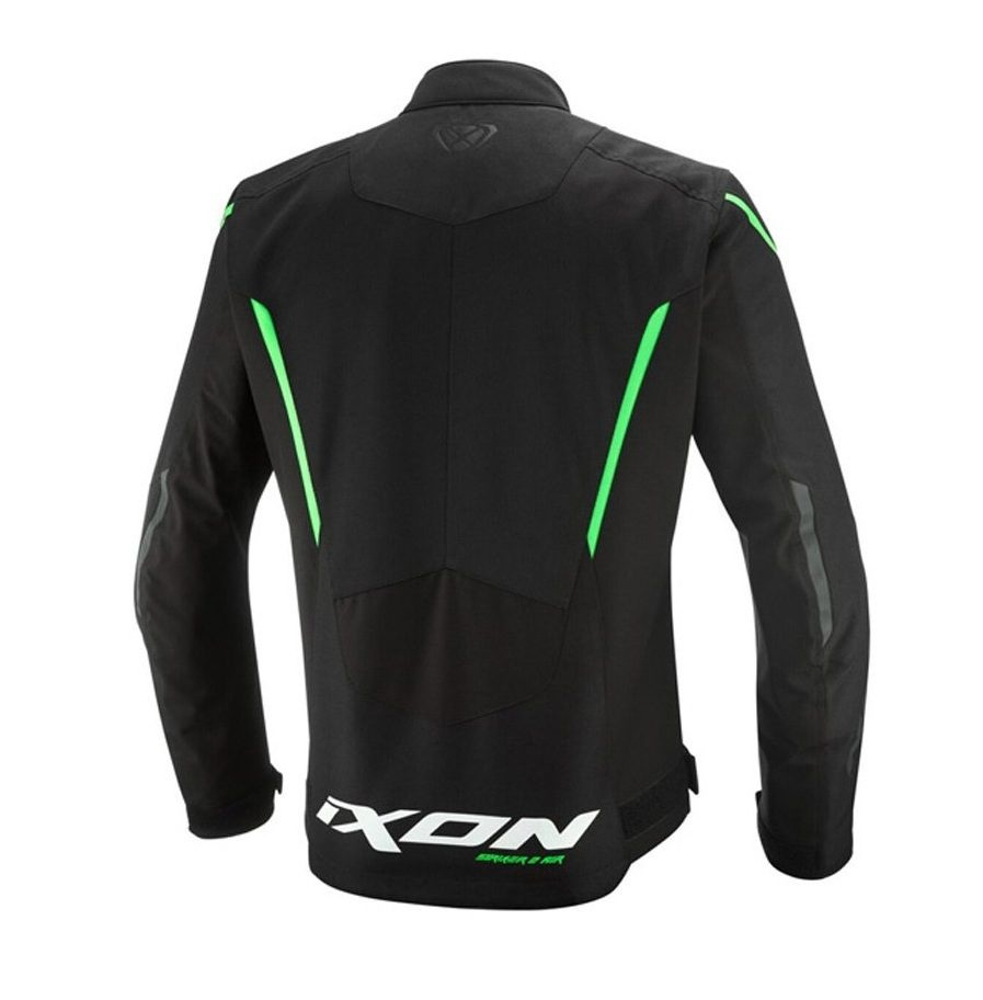 Geacă moto Ixon Striker 2 AIR WP MS, bărbați, racing/roadster, vară - negru/verde [2]
