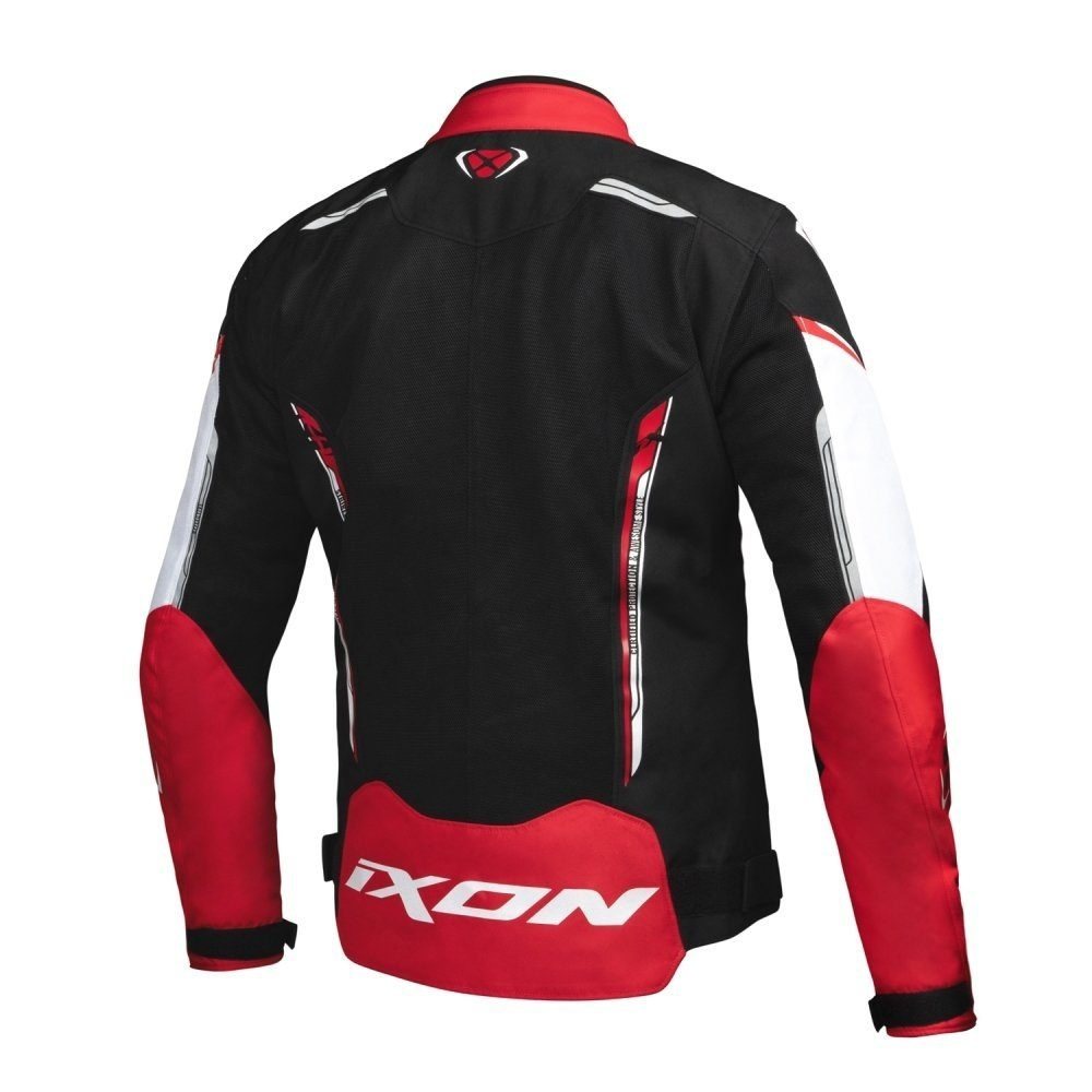 Geacă moto Ixon Striker AIR WP MS, bărbați, racing/roadster, vară - negru/alb/roșu [2]