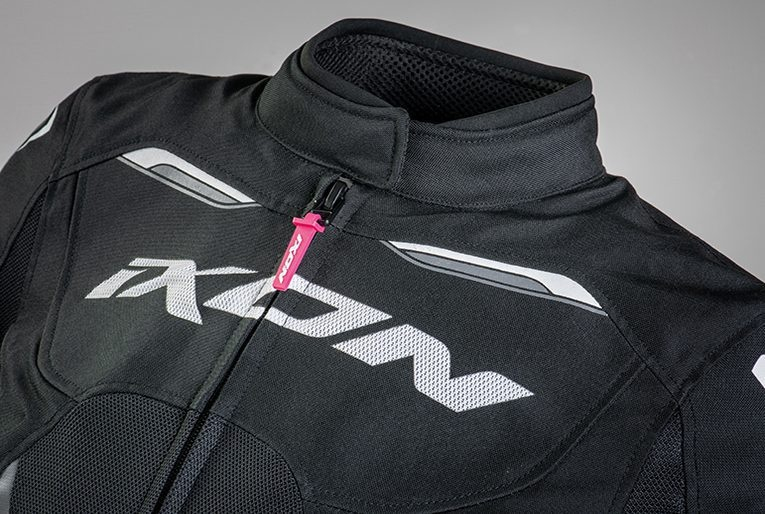 Geacă moto Ixon Striker AIR WPL LS, femei, racing/roadster, vară - negru/alb [3]