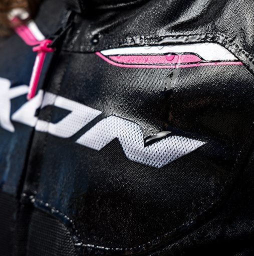 Geacă moto Ixon Striker AIR WPL LS, femei, racing/roadster, vară - negru/fuchsia (roz) [3]