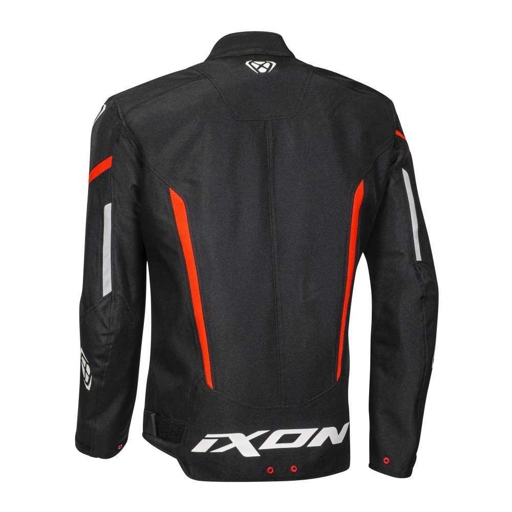 Geacă moto Ixon Striker MS, bărbați, racing/roadster - negru/alb/roșu [2]