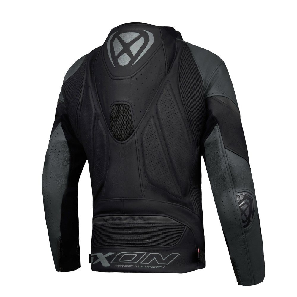 Geacă moto Ixon Vortex 3 MS, bărbați, piele, racing, vară - negru [2]