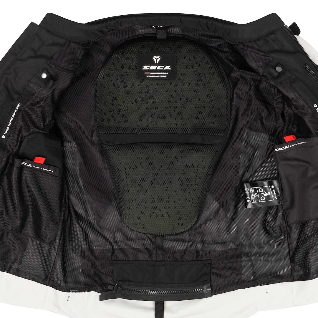 Geaca moto SECA AIRFLOW III GREY/NAVY [5]