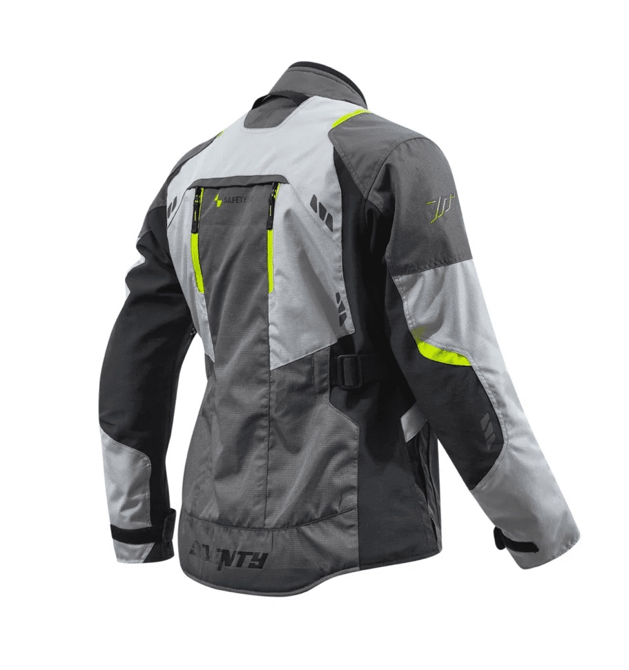 Geacă moto Seventy Degrees all season SD-JT67 Tanami Negru/Gri/Galben fluor [6]