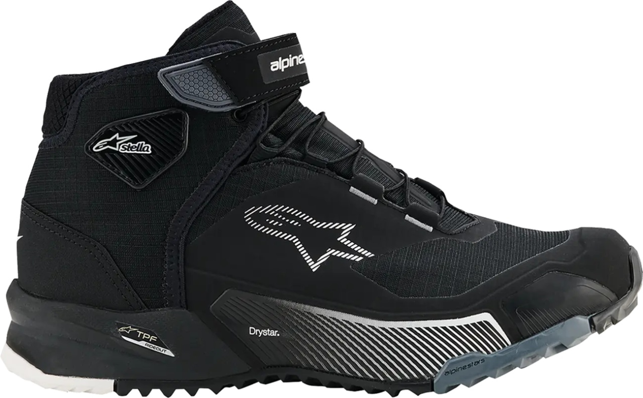 Ghete moto impermeabile damă Alpinestars STELLA CR-X Drystar BK/GRY/WH [2]