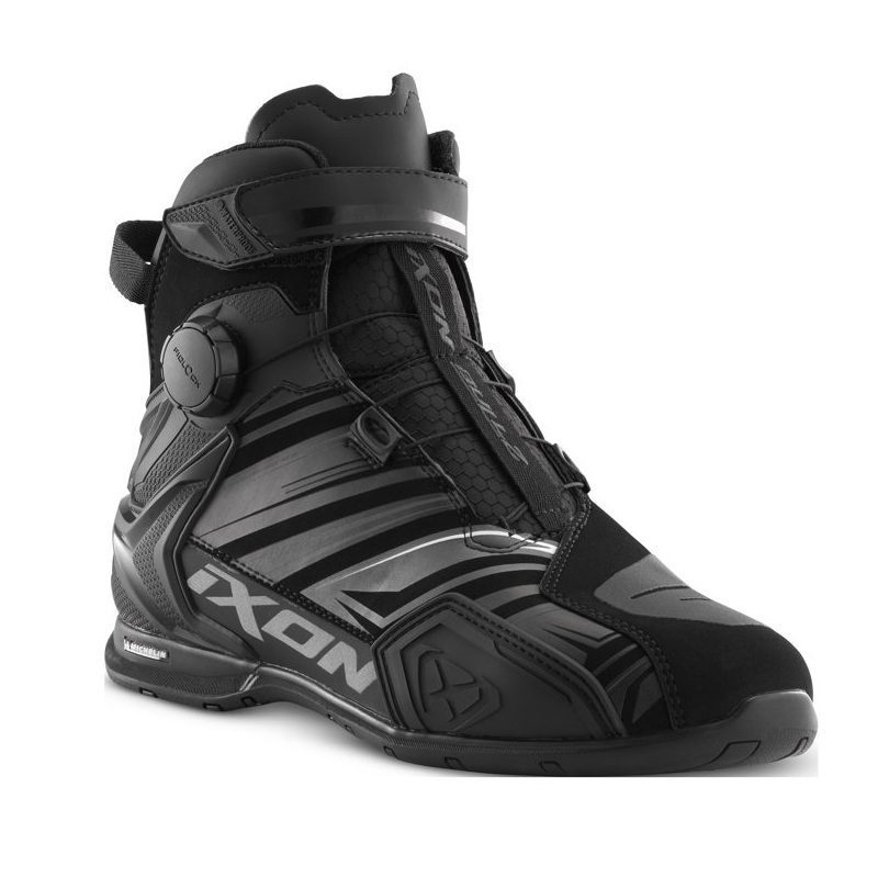 Ghete moto Ixon Bull 2 WP ULTRA MS, bărbați, roadster, all-season - negru/antracit impermeabile [3]