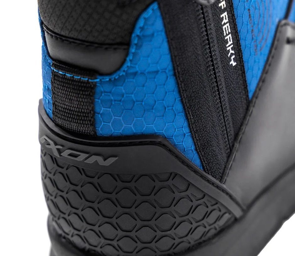 Ghete moto Ixon Freaky WP MS, bărbați, urban, all-season - negru/albastru/galben impermeabile [4]