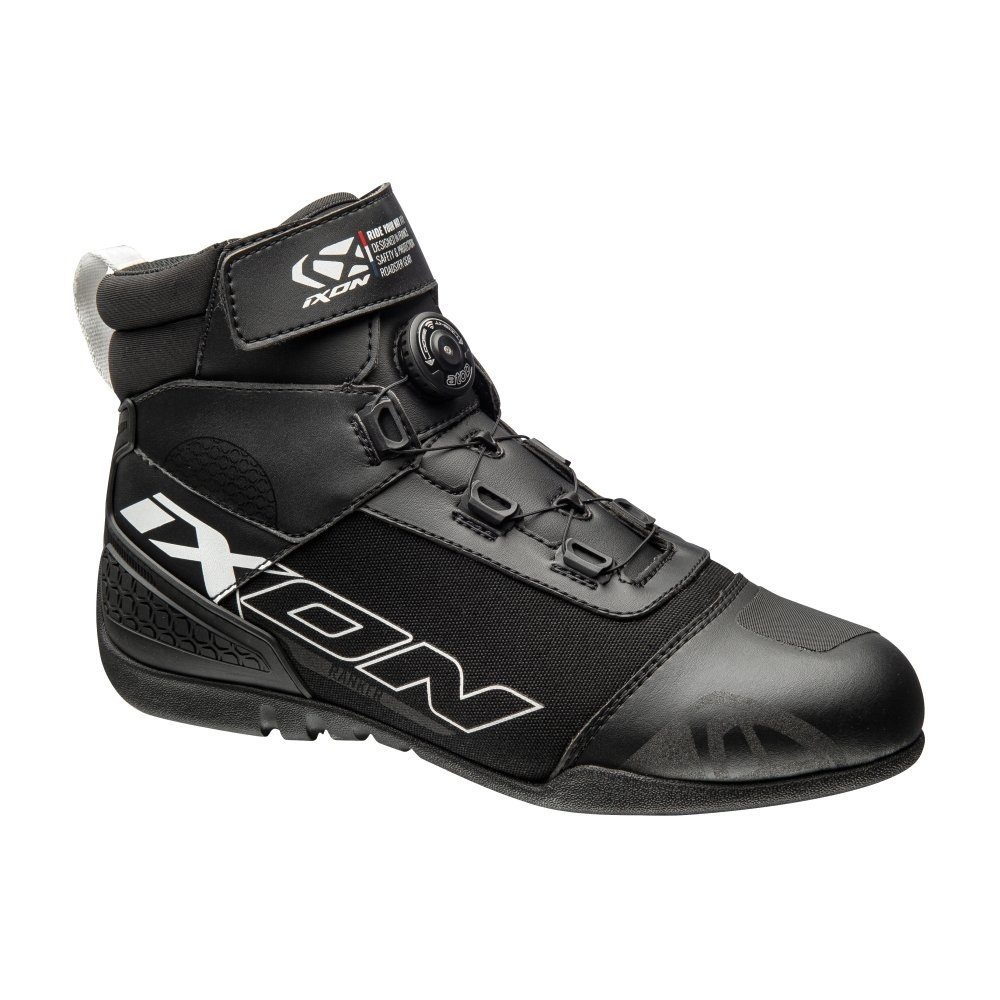 Ghete moto Ixon Ranker MS, bărbați, roadster, all-season - negru/alb [2]