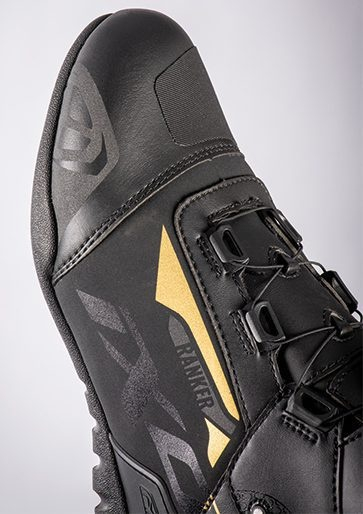 Ghete moto Ixon Ranker WP LS, femei, roadster, all-season - negru/gold (auriu) impermeabile [4]
