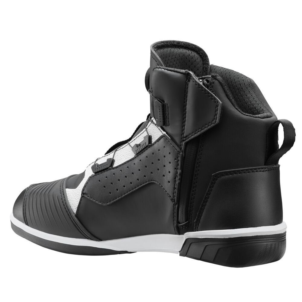 Ghete moto Ixon Vyper WP LS, femei, urban/roadster, all-season - negru/alb impermeabile [3]