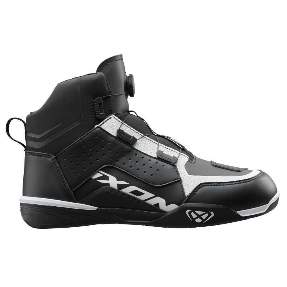 Ghete moto Ixon Vyper WP LS, femei, urban/roadster, all-season - negru/alb impermeabile [2]