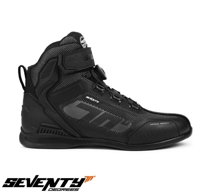 Ghete moto Seventy Degrees SD-BR3 Veloce Pro Negru [2]