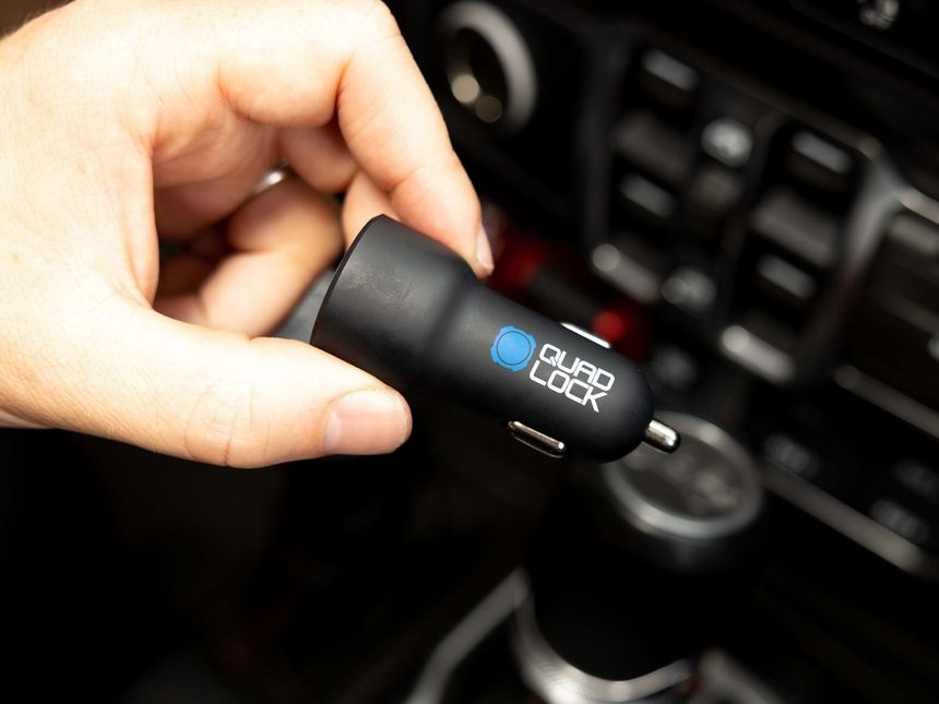Încărcător Quad Lock priză USB Dual 12V V2 [2]