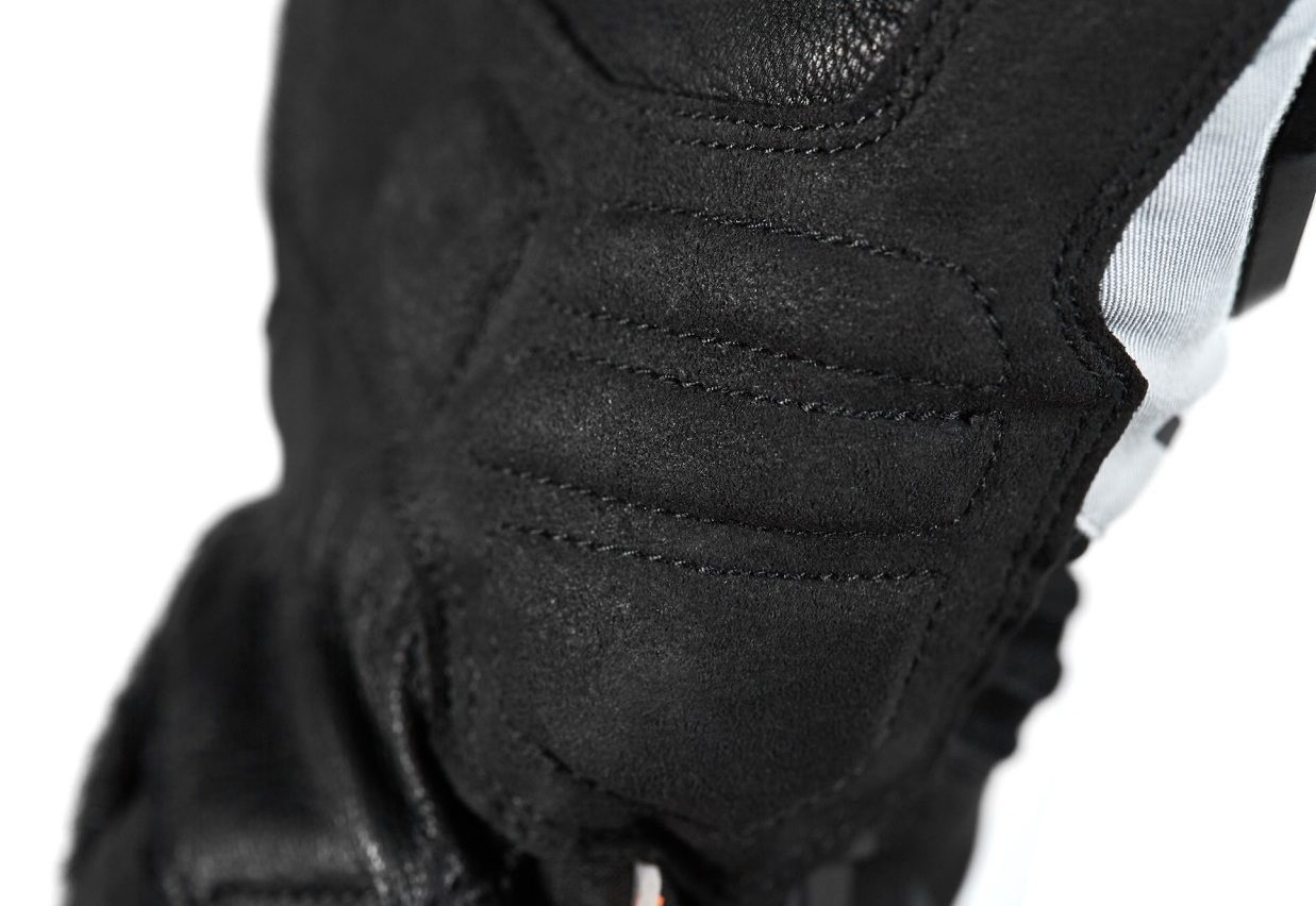 Mănuși moto bărbați Touring/Adventure iarnă Seventy Degrees SD-T13 Aspen Light gri/galben fluor - WinterTex [3]