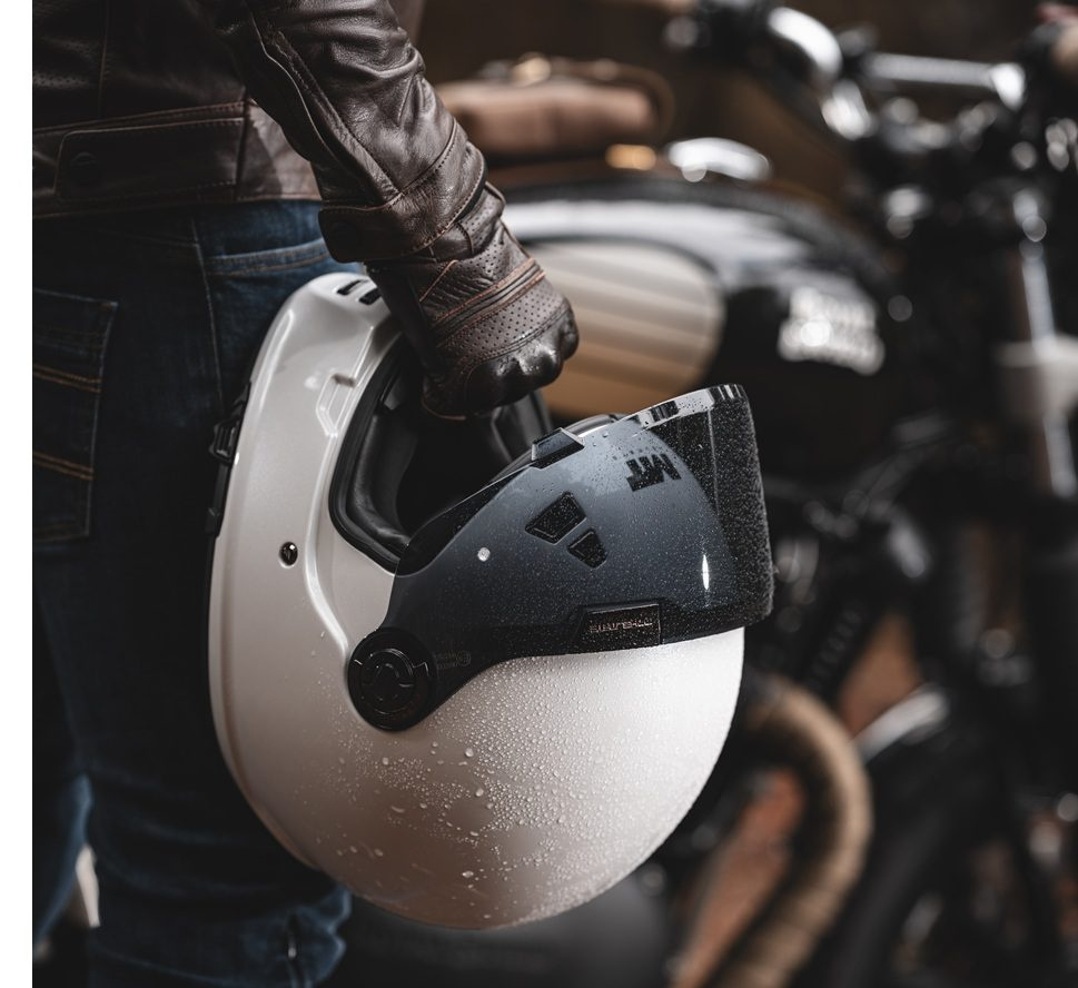 Mănuși moto bărbați Urban vară Seventy Degrees SD-C20 Rebel maro - degete tactile [2]