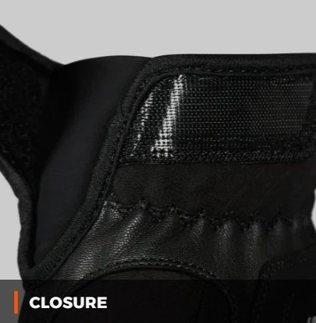 Mănuși moto bărbați Urban vară Seventy Degrees SD-C40 Asphalt negru/galben fluor - degete tactile [2]