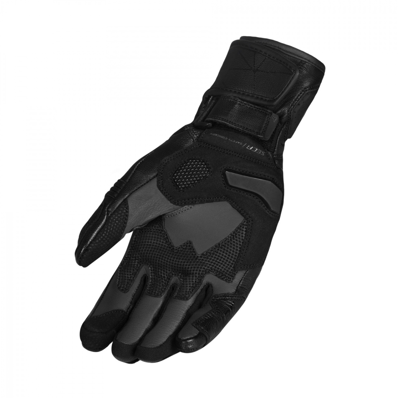 Mănuși moto din piele SECA ATOM BLACK [2]