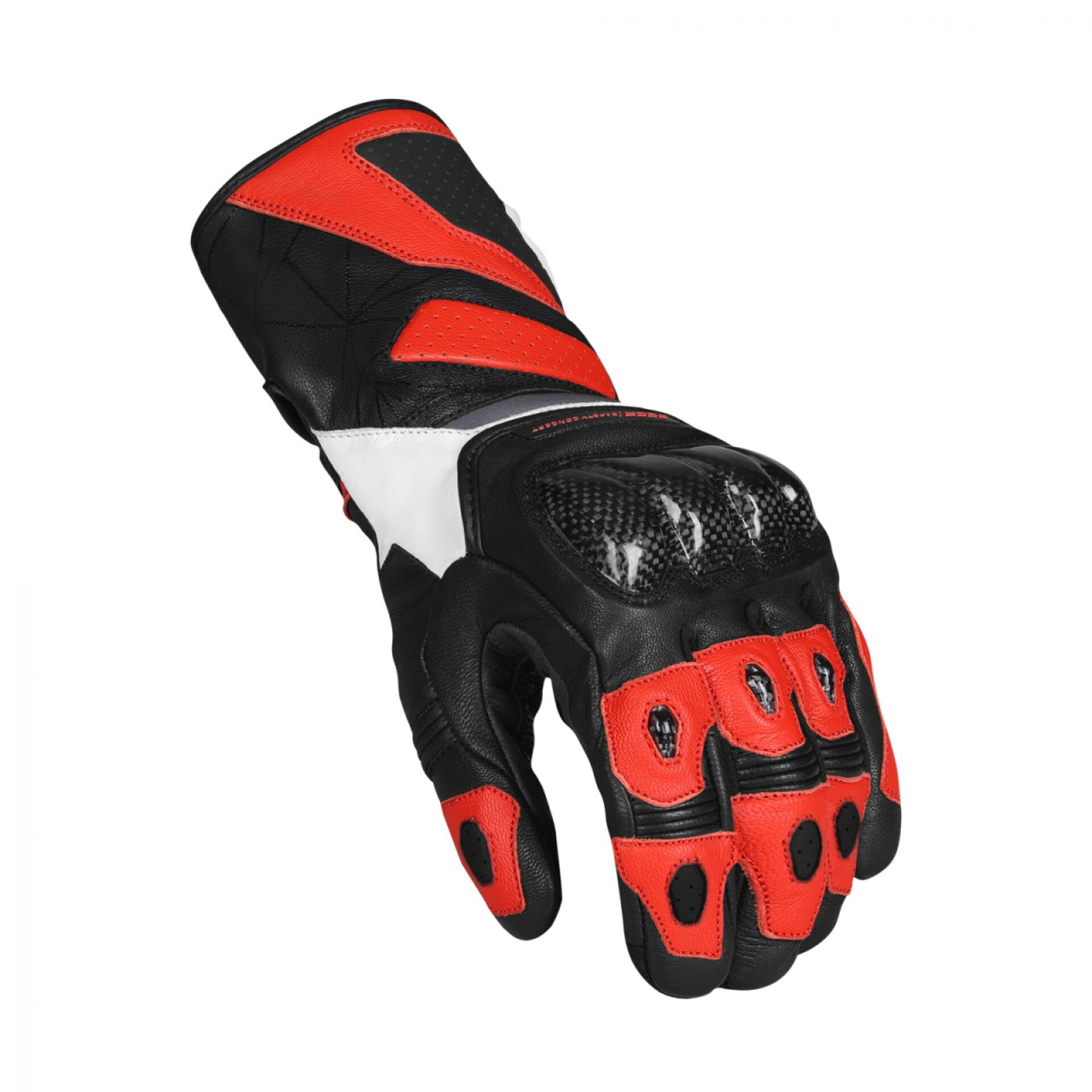 Mănuși moto din piele SECA ATOM RED [3]