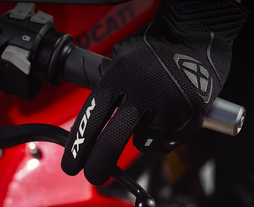 Mănuși moto Ixon Hurricane 2 LS, femei, roadster, vară - negru; degete tactile [3]