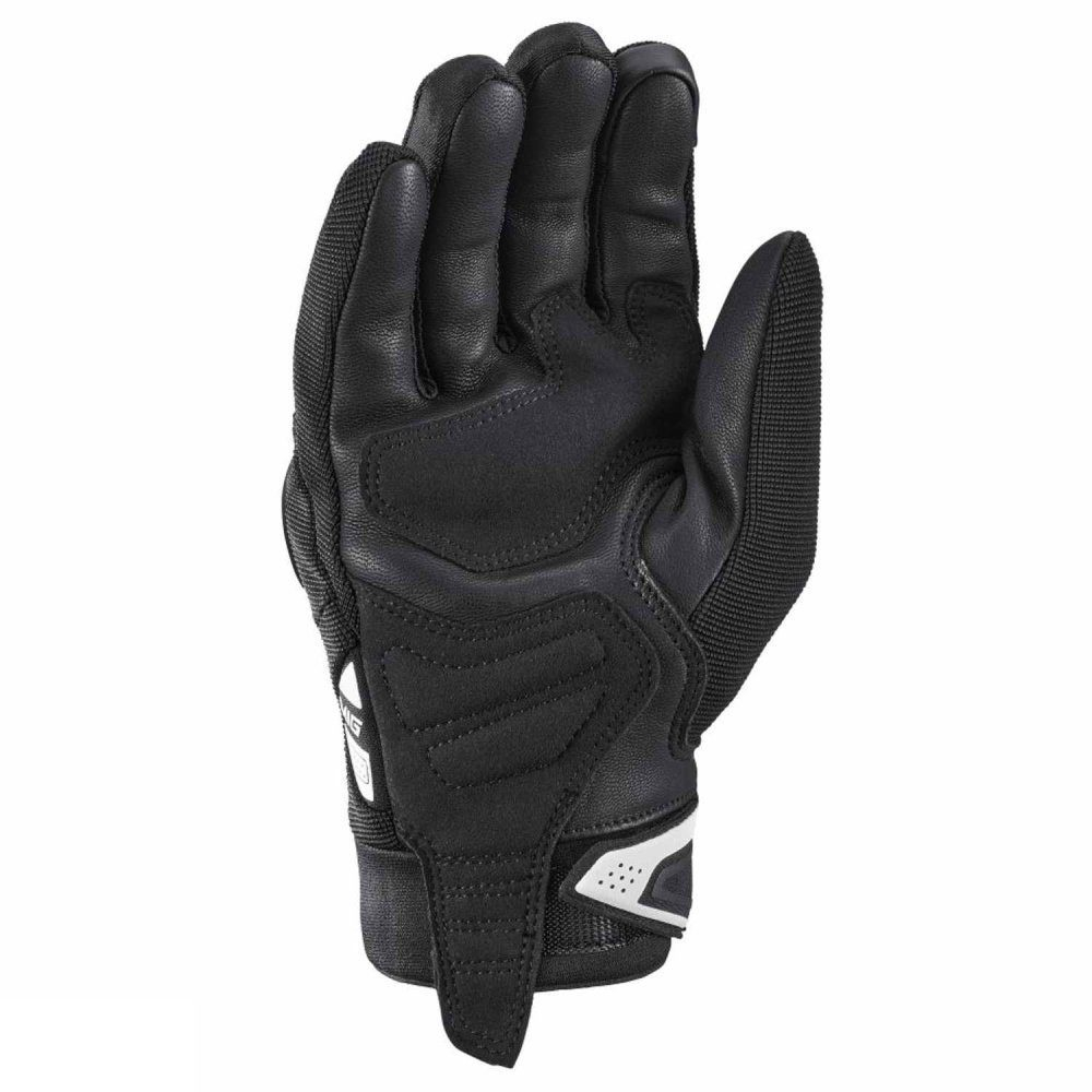 Mănuși moto Ixon MIG 2 MS, bărbați, textil/piele, roadster, vară - negru/alb; degete tactile [2]