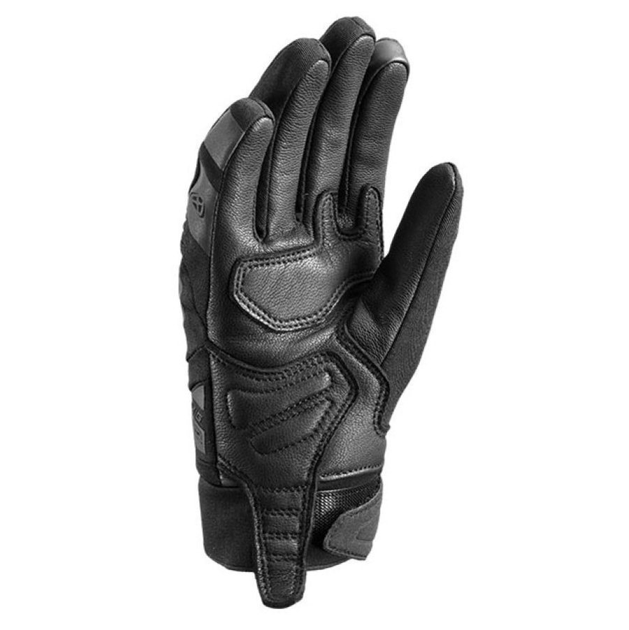Mănuși moto Ixon MIG 2 WP LS, femei, textil/piele, roadster - negru; degete tactile; impermeabile [2]