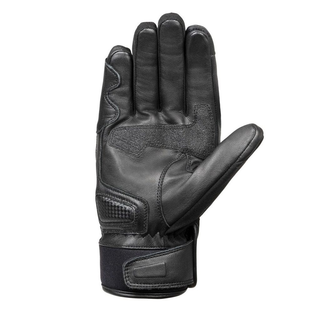 Mănuși moto Ixon MS Rage MS, bărbați, textil/piele, roadster - negru; degete tactile; impermeabile [2]
