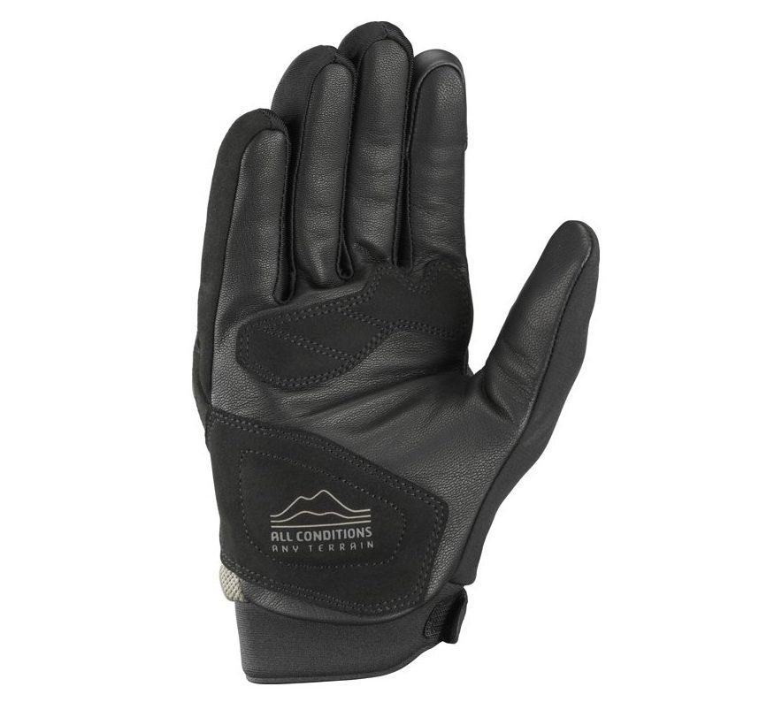 Mănuși moto Ixon Namak MS, bărbați, naked/adventure, vară - khaki/negru; degete tactile [2]