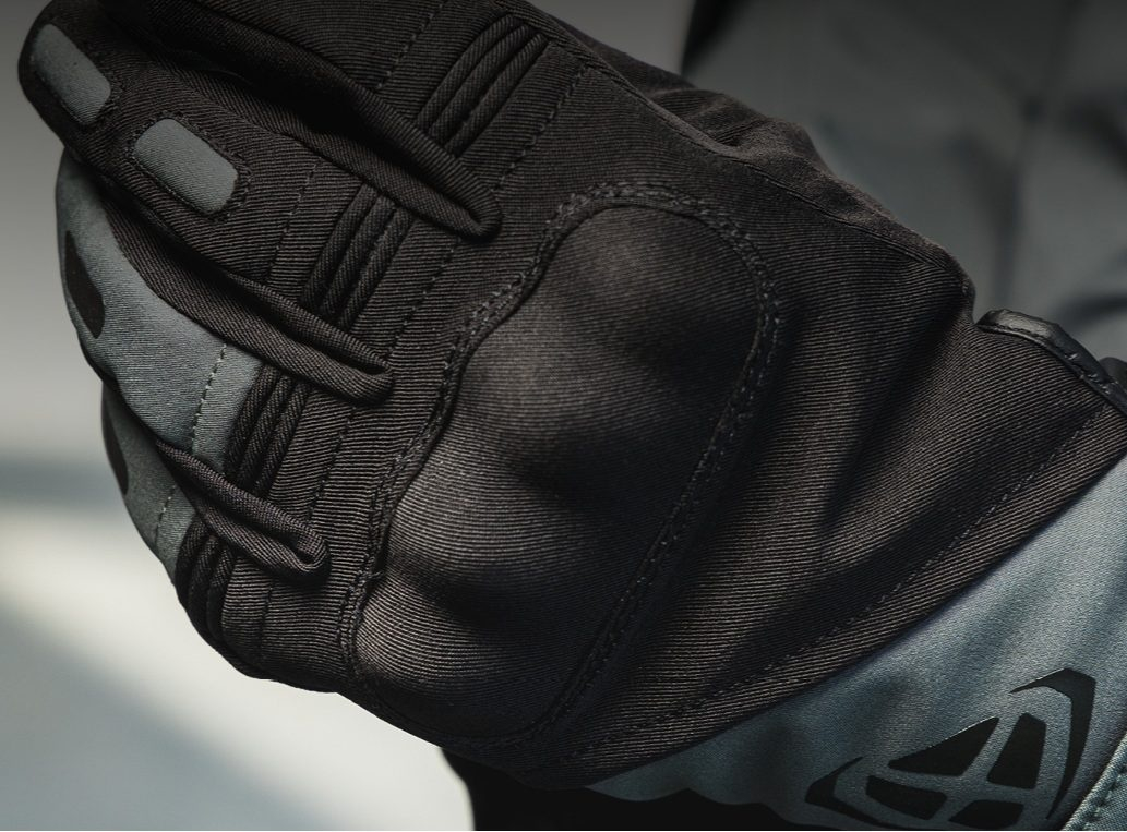 Mănuși moto Ixon Pro Oslo MS, bărbați, urban, iarnă - negru/khaki; degete tactile (100% impermeabile + protecție termica) [3]