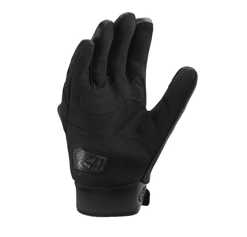 Mănuși moto Ixon Rise TX MS, bărbați, textil, roadster, vară - negru/alb; degete tactile [2]