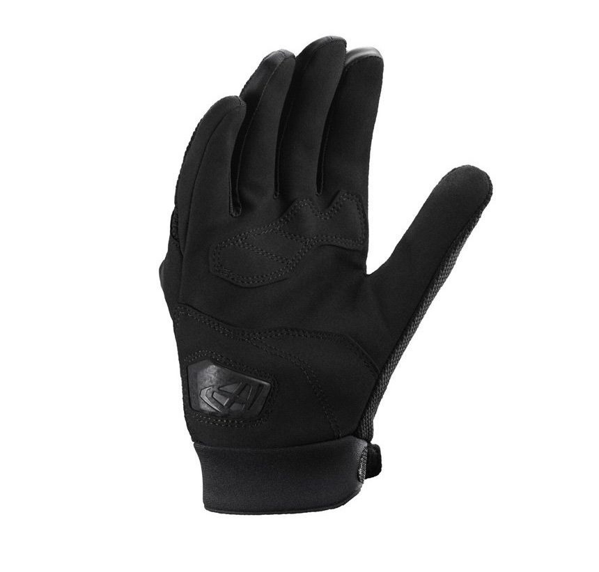 Mănuși moto Ixon Rise TX MS, bărbați, textil, roadster, vară - negru; degete tactile [2]