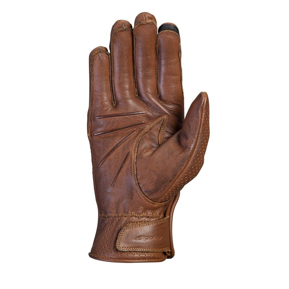 Mănuși moto Ixon RS Nizo Air MS, bărbați, piele, urban/heritage, vară - camel (maro); degete tactile [2]