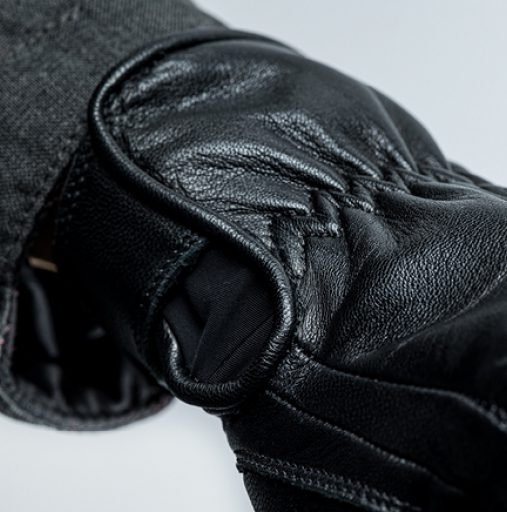 Mănuși moto Ixon RS Nizo LS, femei, piele, urban/heritage, vară - negru; degete tactile [3]