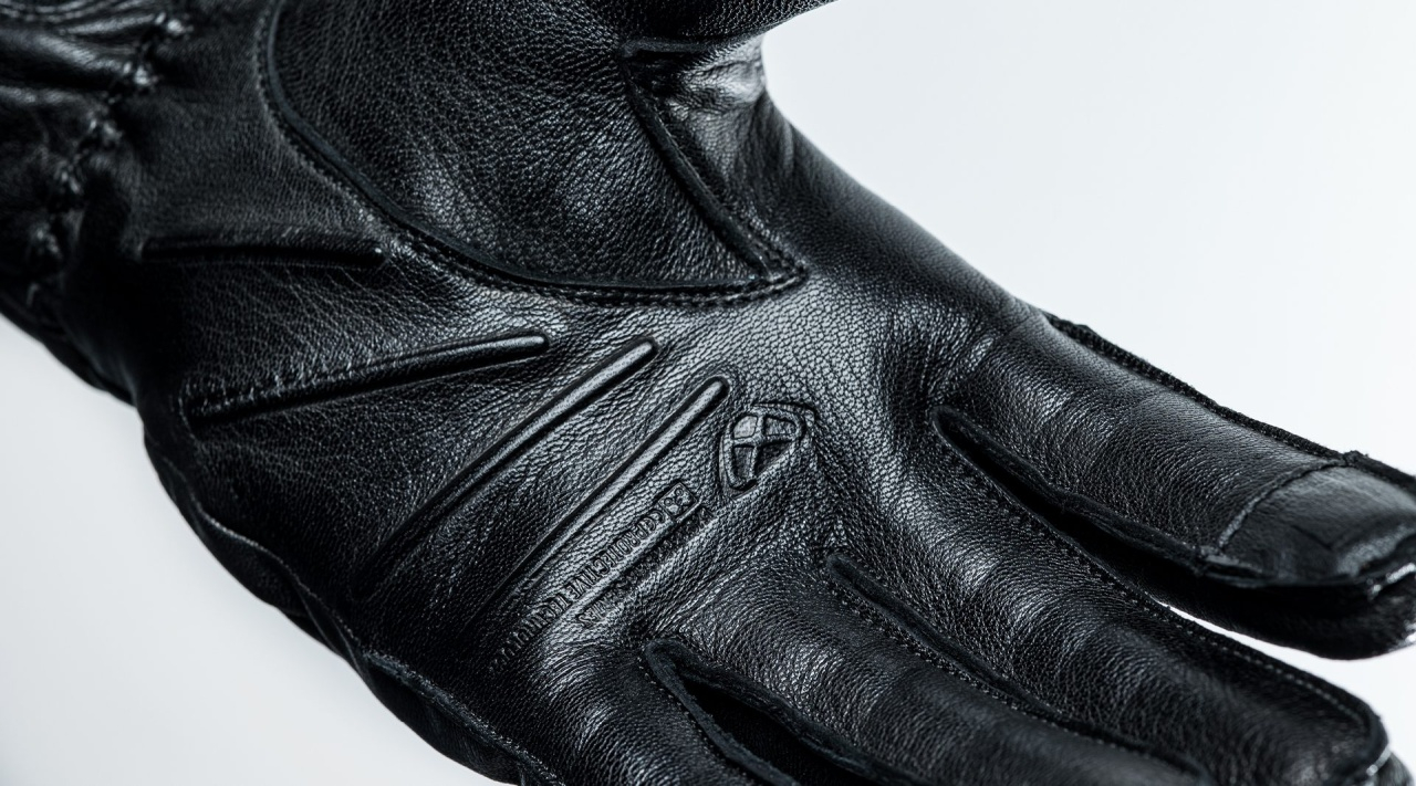 Mănuși moto Ixon RS Nizo LS, femei, piele, urban/heritage, vară - negru; degete tactile [4]