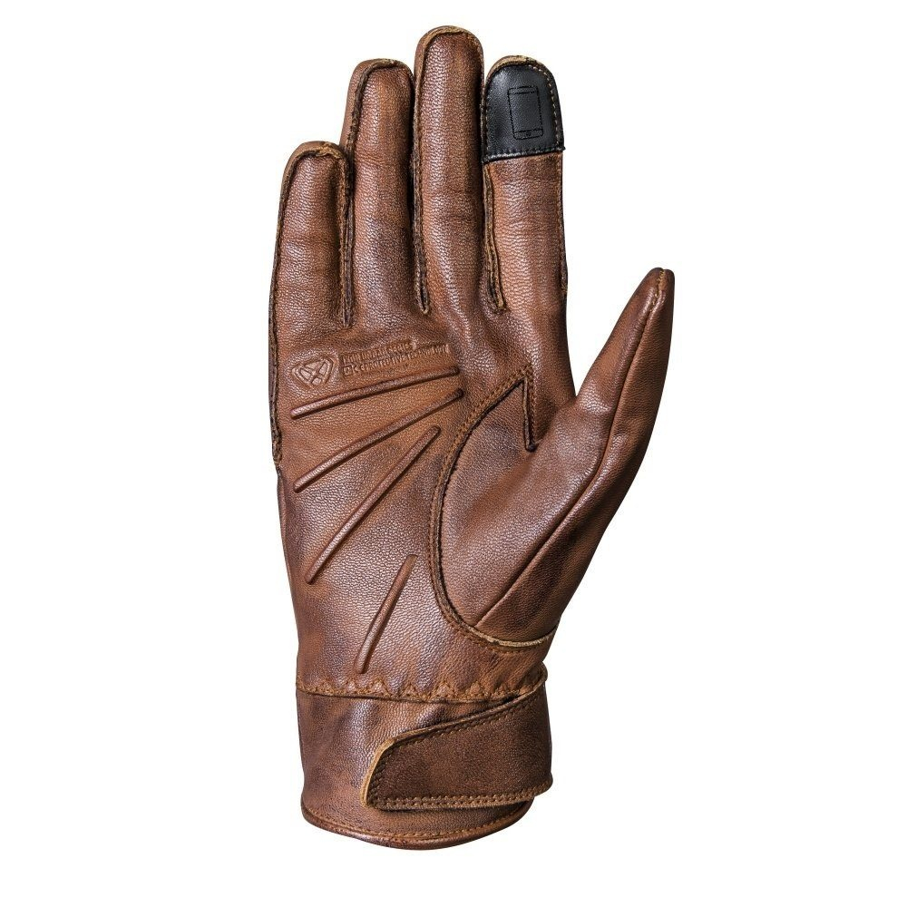 Mănuși moto Ixon RS Nizo MS, bărbați, piele, urban/heritage, vară - camel (maro); degete tactile [2]