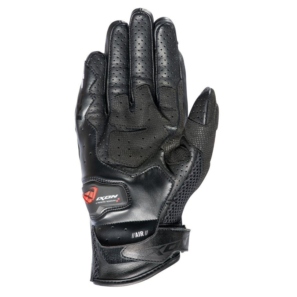 Mănuși moto Ixon RS4 AIR MS, bărbați, piele/textil, roadster, vară - negru; degete tactile (carbon) [2]