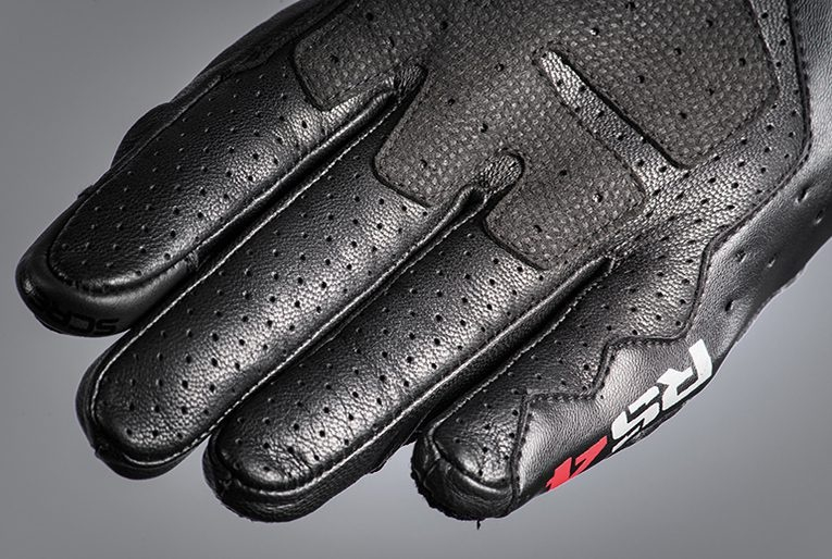 Mănuși moto Ixon RS4 AIR MS, bărbați, piele/textil, roadster, vară - negru; degete tactile (carbon) [4]