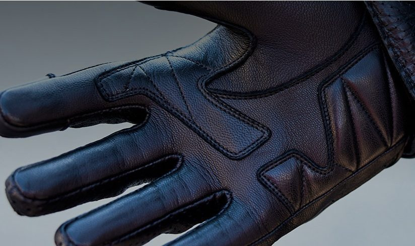 Mănuși moto Ixon Sixty Six MS, bărbați, piele, heritage, vară - negru; degete tactile [3]