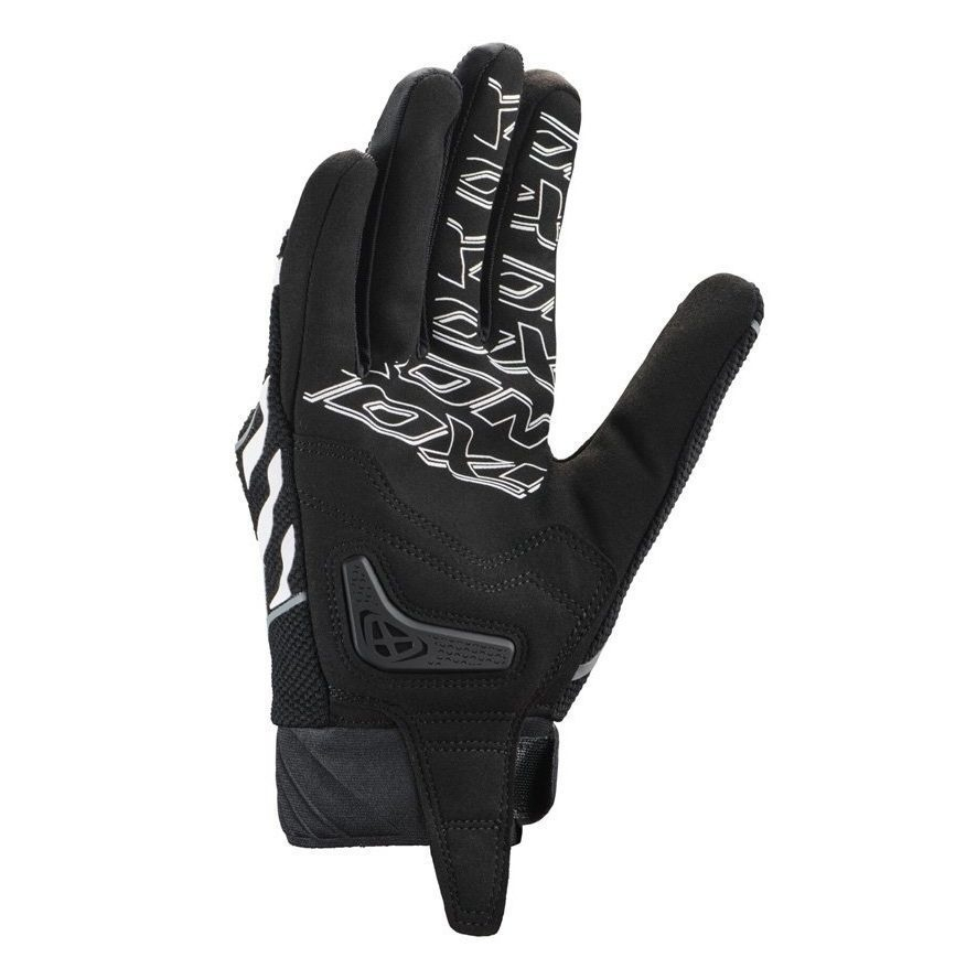 Mănuși moto Ixon x Venum Hurry, bărbați, textil, roadster, vară - negru/gri/alb; degete tactile [2]