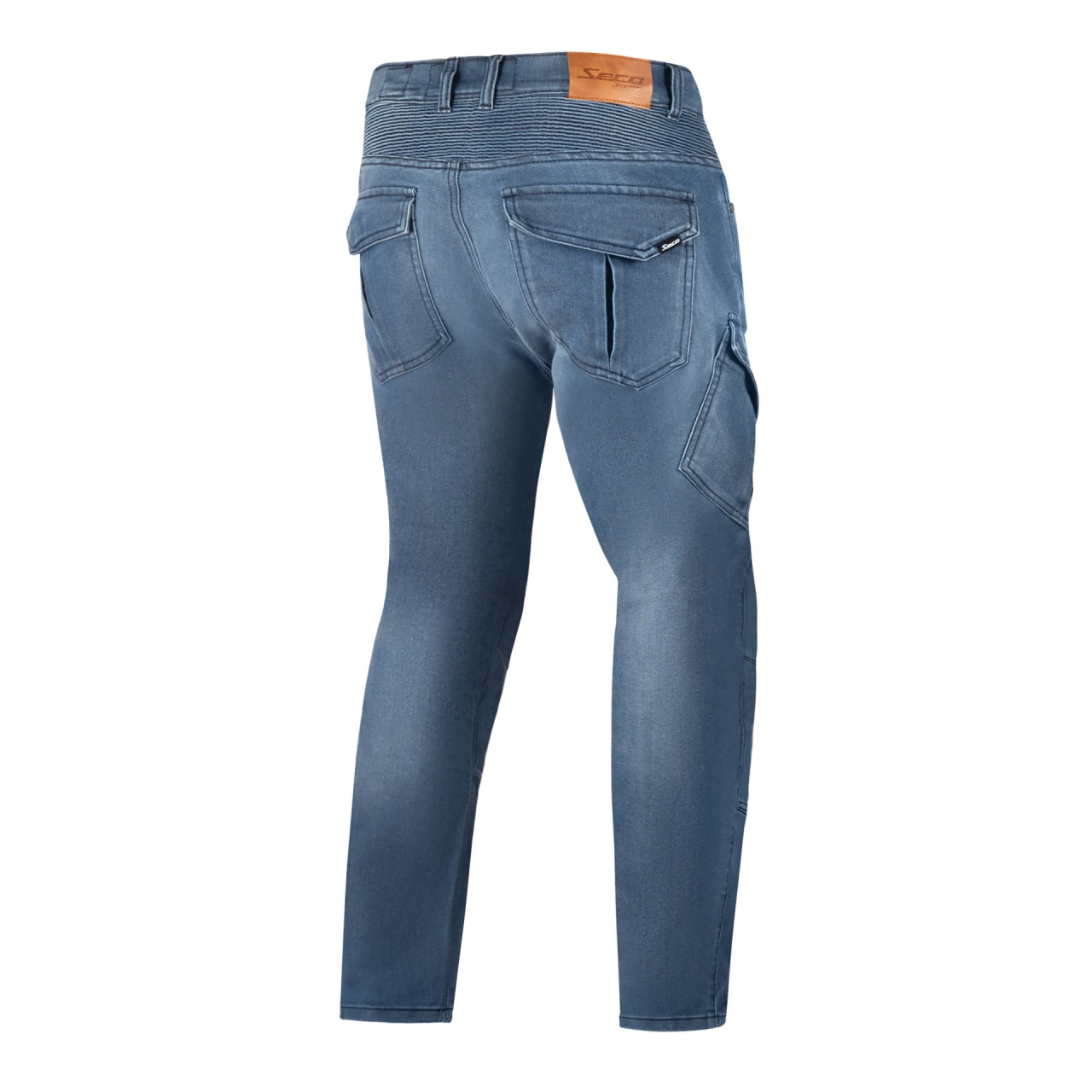 Pantaloni moto cargo SECA SQUADRON BLUE [2]