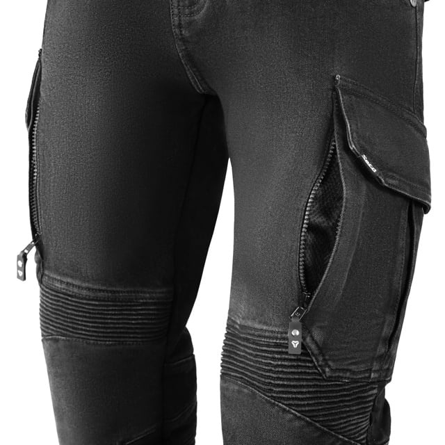 Pantaloni moto cargo SECA SQUARE II BLACK SHORT [5]