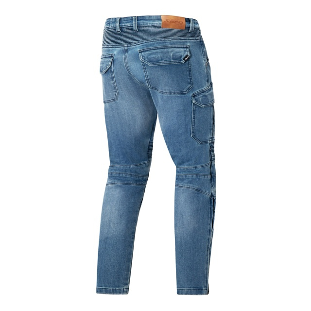 Pantaloni moto cargo SECA SQUARE II BLUE [2]