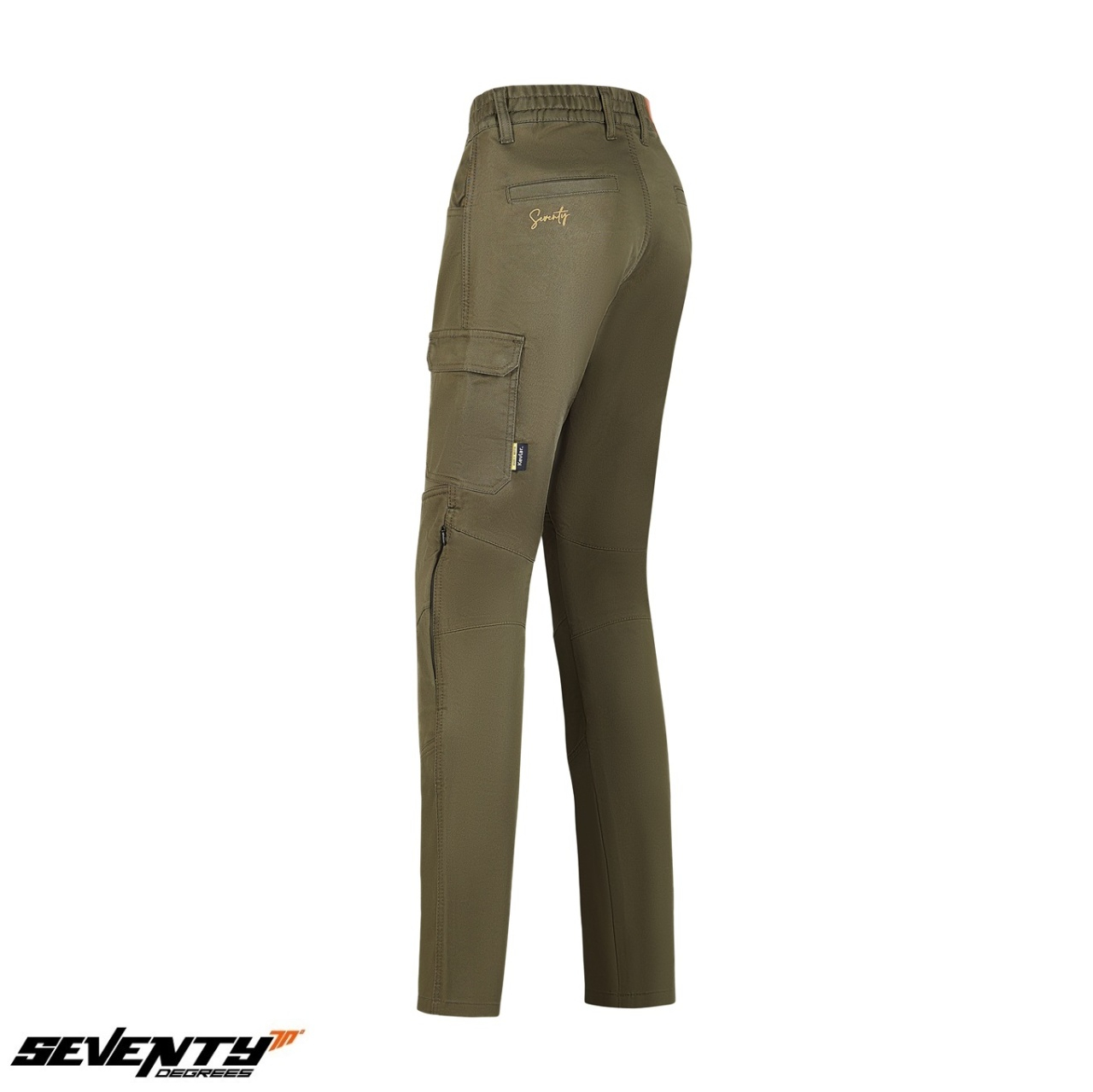 Pantaloni moto femei Seventy Degrees SD-PC26 Teide Cargo verde forest [2]