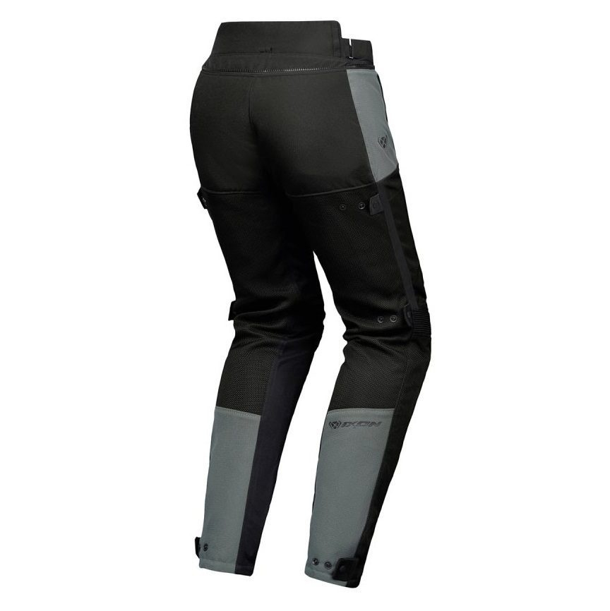 Pantaloni moto Ixon M-Njord MS, bărbați, touring/adventure, vară - verde/negru/galben (pantaloni laminati; wateproof) [2]