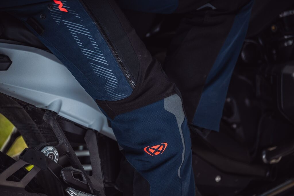 Pantaloni moto Ixon Odin LS, femei, touring/adventure, all-season/vară - navy (albastru)/negru/roșu [4]