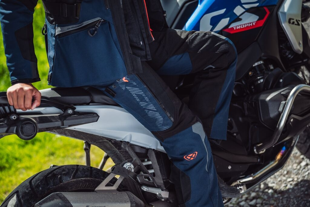 Pantaloni moto Ixon Odin LS, femei, touring/adventure, all-season/vară - navy (albastru)/negru/roșu [3]