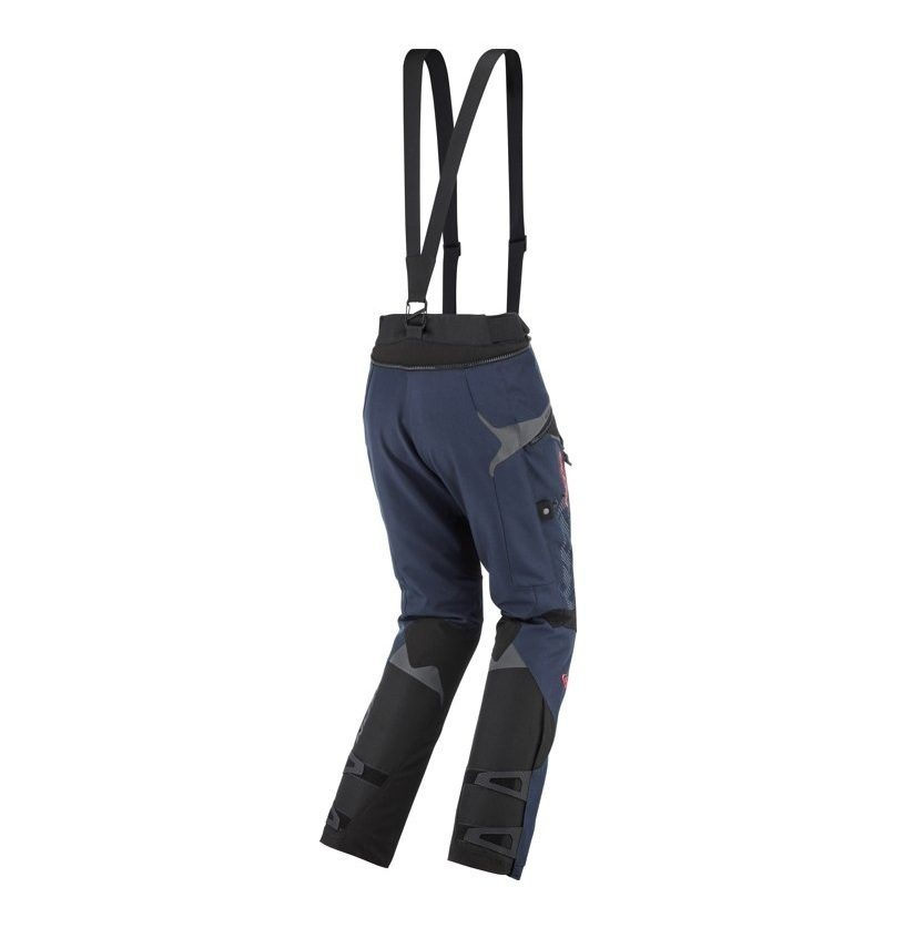 Pantaloni moto Ixon Odin LS, femei, touring/adventure, all-season/vară - navy (albastru)/negru/roșu [2]