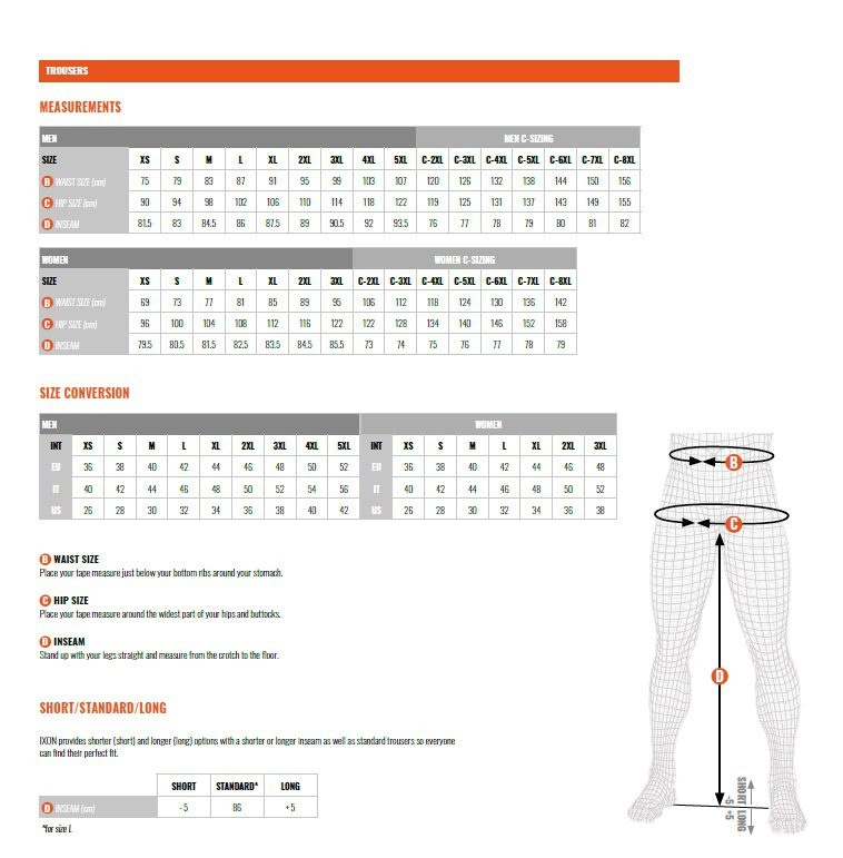 Pantaloni moto Ixon Ragnar MS, bărbați, touring/adventure, all-season - negru/antracit/gri [3]